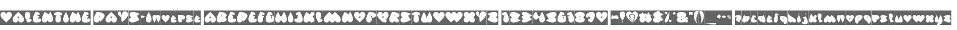 VALENTINE DAYS-Inverse