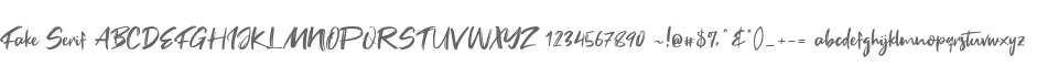Fake Serif