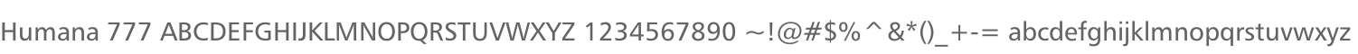 Humana 777