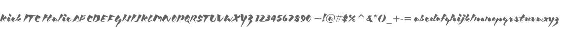 Kick ITC Italic