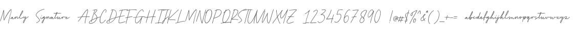 Manly Signature