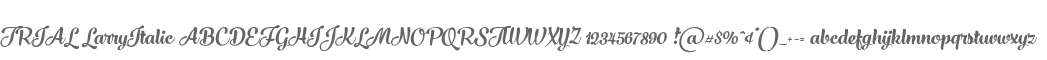 TRIAL LarryItalic