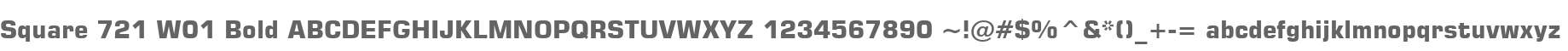 Square 721 W01 Bold