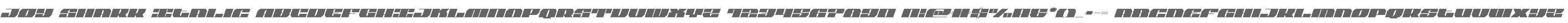 Joy Shark Italic