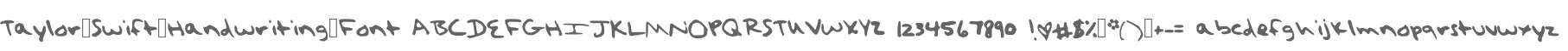 Taylor_Swift_Handwriting_Font