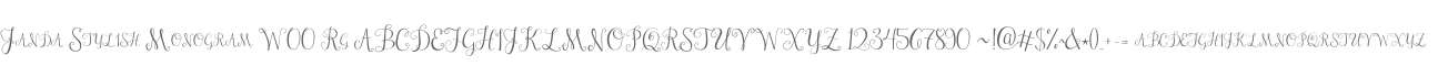 Janda Stylish Monogram W00 Rg