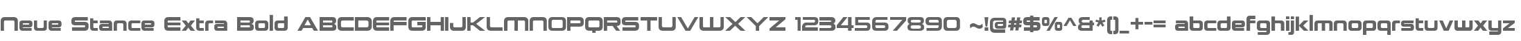 Neue Stance ExtBd