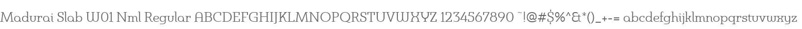 Madurai Slab W01 Nml Regular