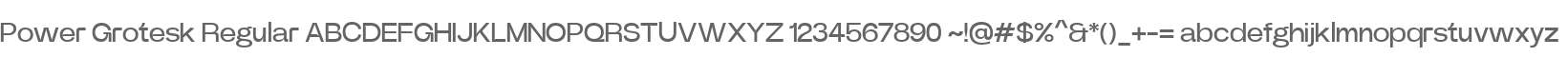 Power Grotesk