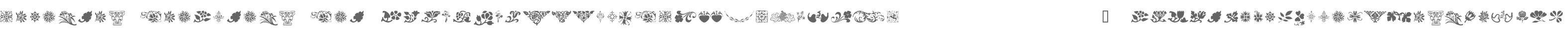 Printers Ornaments One