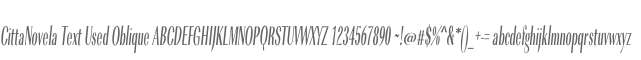 CittaNovela Text Used