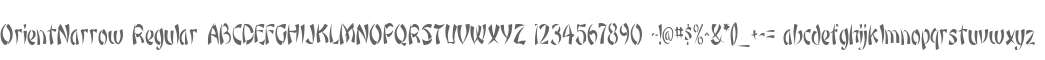 OrientNarrow Regular