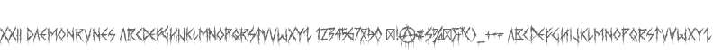 XXII DaemonRunes