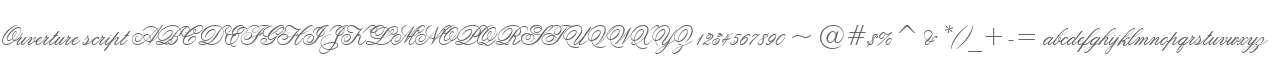 Ouverture script