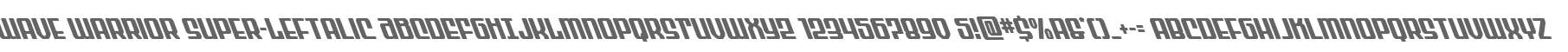 Wave Warrior Super-Leftalic