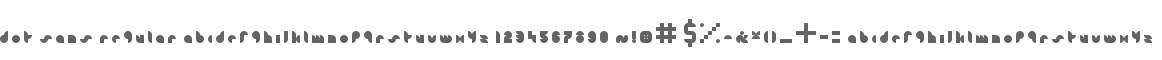 DOT SANS