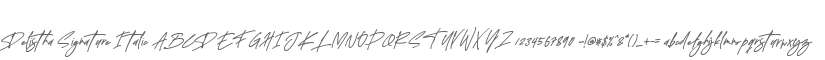 Delistha Signature Italic