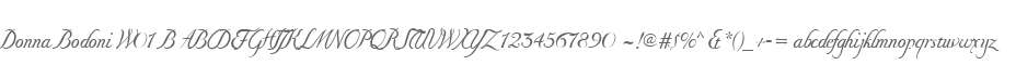 Donna Bodoni W01 B