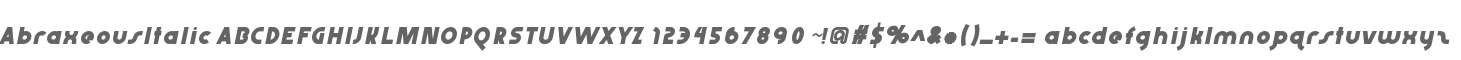 AbraxeousItalic