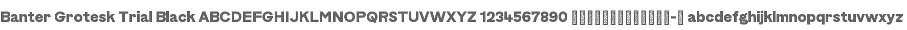 Banter Grotesk Trial Black-Trial