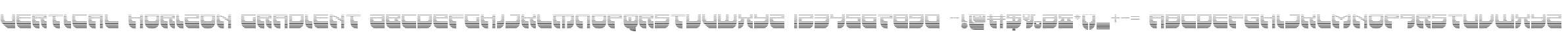 Vertical Horizon Gradient