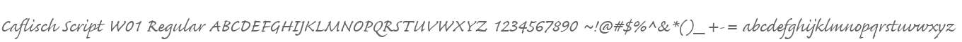 Caflisch Script W01 Regular