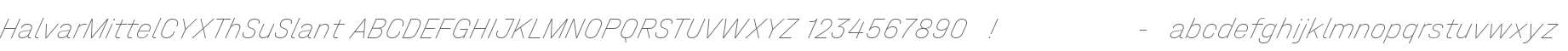 Halvar Mittel CY XTh SuSlant