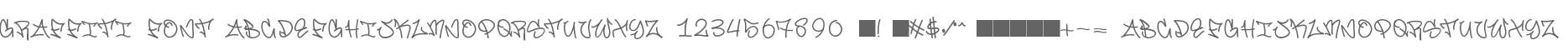 Graffiti font