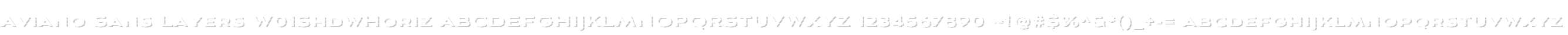 Aviano Sans Layers W01ShdwHoriz
