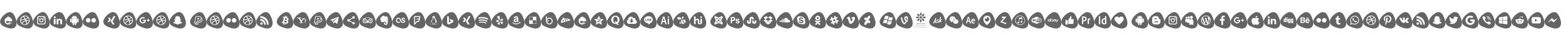 Social Logos Color