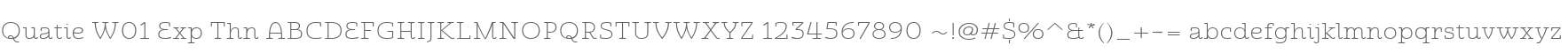 Quatie W01 Exp Thn