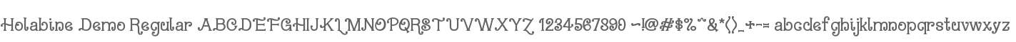 Holabine Demo