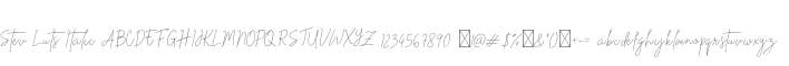 Stev Luts Italic