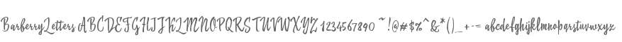 BarberryLetters