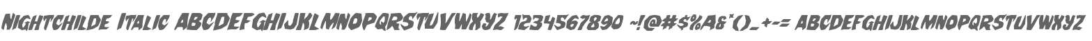 Nightchilde Italic