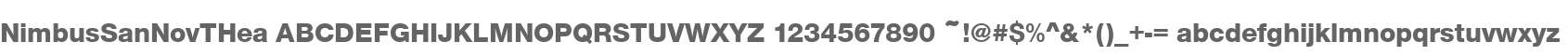NimbusSanNovTHea