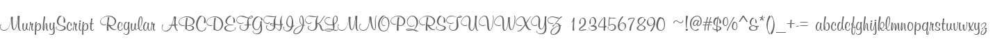 MurphyScript Regular