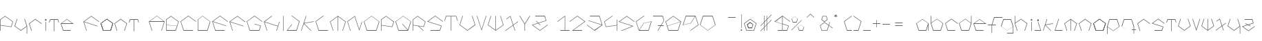 Pyrite Font