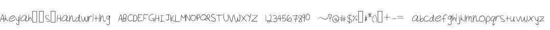 Akeylah__s_Handwriting