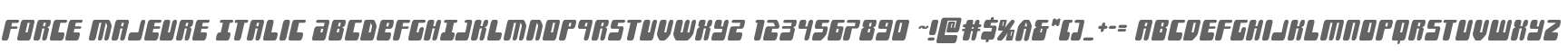 Force Majeure Italic