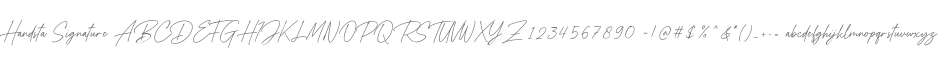 Handsta Signature