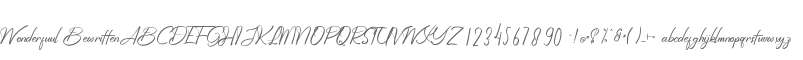 Wonderfuul Bewritten