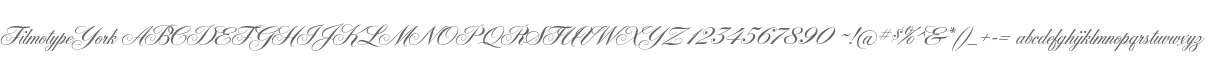 FilmotypeYork