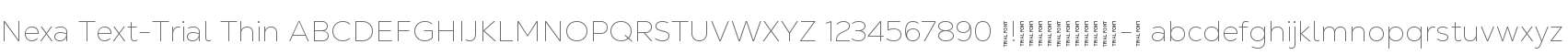 Nexa Text-Trial Thin