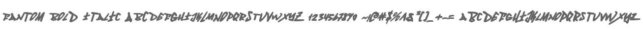 Fantom Bold Italic