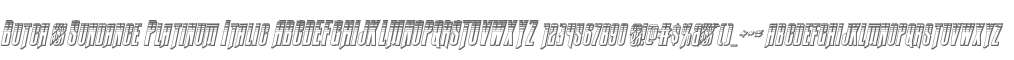 Butch & Sundance Platinum Italic