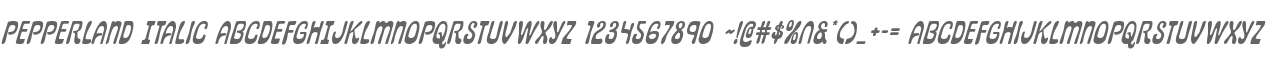 Pepperland Italic