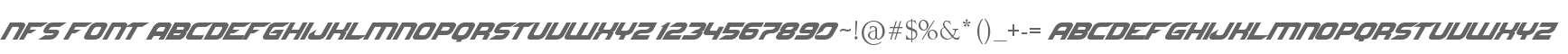 NFS font