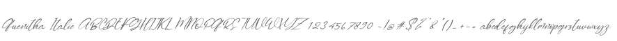 Quenitha Italic