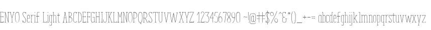 ENYO Serif Light
